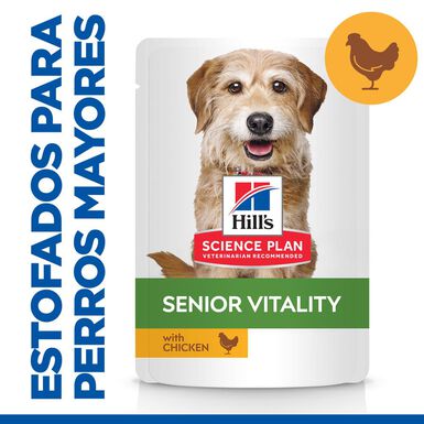 Hill’s Science Plan Senior vitatily adult 7+ small & adult estofado de pollo sobre para perros